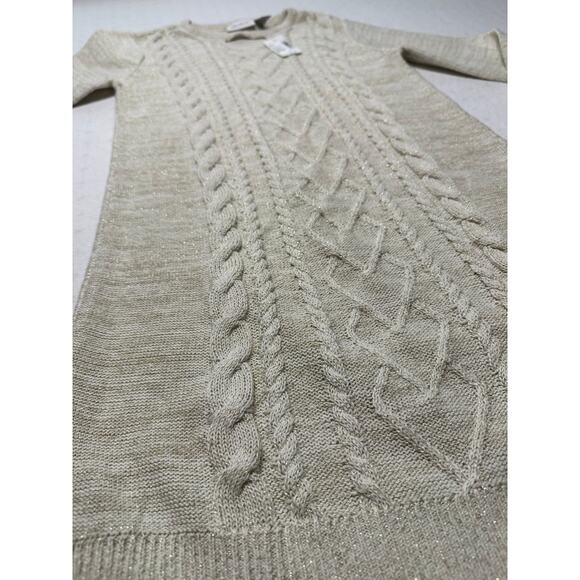 The Children’s Place Cable Knit Sweater Dress 🤍 Girls XL (14) NWT - Picture 2 of 6
